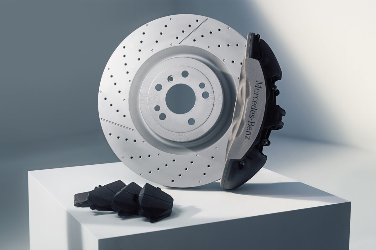 Zeigt eine Bremsscheibe