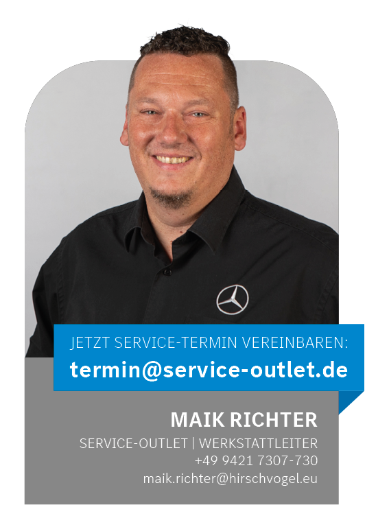 bild zeigt: Ihr Ansprechpartner für Service und Werkstatt: Maik Richter, Werkstattleiter im Service-Outlet.