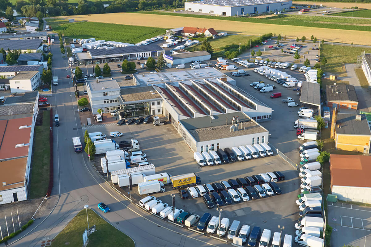 HIRSCHVOGEL Osserstraße Luftaufnahme